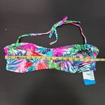 Catalina  Pink Tropical Print Bikini NWT Size 1X Short and Bandeau Bikini Set Photo 15