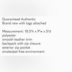 Kate Spade NWT NY KARISSA NYLON GARDEN VINE MEDIUM BACKPACK Floral Butterfly Photo 9