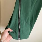 ZARA π Basic Deep Green Pencil Skirt with Exposed Zippers on Each Side Photo 10