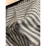 Anthropologie NEW  Serena V-Neck Sweater Striped Gray White Pullover top SZ XS Photo 9