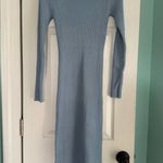 Amazon small blue ribbed maxi dress Photo 1