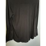 Cuyana  Pima Cotton Modal Black Long Sleeve Button Down Shirt Size Medium Photo 7