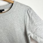 J.Crew Original cotton terry puff-sleeve sweatshirt dress in light grey size XS Photo 4