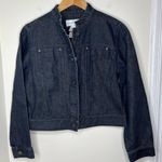 Liz Claiborne  denim jacket dark wash size medium Photo 8