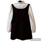 & Other Stories ✨& Other Stories corduroy mini shirt dress in brown and white✨ Photo 3