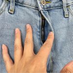 Hollister Light Wash Ultra High Rise Dad Jeans Womens 27 Rolled Hem Zip Fly Photo 12