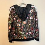 ZARA Cactus Painting Print Jogger Zip up Jacket Photo 5