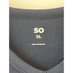 SO  V Neck Top Womens Size XL Blue Short Sleeve T Shirt Soft Loose Fit Tee NWT Photo 4