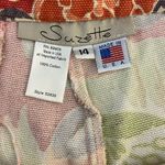 American Vintage Vintage Suzette Floral Wide Leg Cropped Chino Style Pants - Size 14 Photo 5