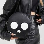 Halloween THE FLOATING SKULL CROSSBODY PURSE Black Photo 6