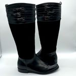 Aquatalia  Leather and suede knee high boots A7 Photo 1