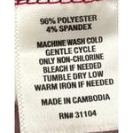 kim rogers  Women's Maroon Pink V-Neck w/Collar Long Sleeve Cuffed Blouse Size 1X Photo 3