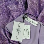 Oscar de la Renta Lame Column Gown Maxi Dress Metallic Lavender 6 NWT Photo 14