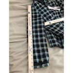 Requirements Vintage  Womens Blazer Jacket Black Green Plaid Long Sleeve Size 14 Photo 8