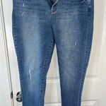Lane Bryant Venezia by Stretch Spandex Waist Minimal Distress Skinny Leg Sz 18 Photo 0