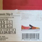 vans classic slip o patchwork multi tru whi women size 5 fast shipping Photo 4