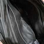 Perlina  Classic Black Leather Tote Photo 6