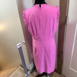 NWT J. Crew Factory Ruffleneck Suiting Dress Shift Pastel Pink‎ Career Business Pink Size 10 Photo 5