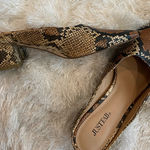 JustFab  Women's Kyndria Slip-On Loafer Animal Snake Print Shoes Photo 0