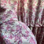 Women’s handmade spring floral print midi Dress Multi Size L Photo 6