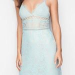 Victoria's Secret NWT  Dream Angels Ring Slip Dress Floral Lace Babydoll Blue XS Photo 0