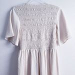 Anthropologie Roolee Ruched Bust V-Neckline Mock Wrap Midi Dress Photo 7