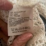 Skovhuus Knit Blouse or Cover Up Size Large Ivory 3/4 Sleeve Pullover Photo 3