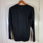 Bergelene Womens Medium Black Long Sleeve Thermal Base Layer Top Made in USA Photo 1