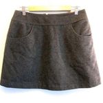Vintage Express Wool Blend Mini Skirt Gray size 11/12 Large campagnie Preppy Photo 0