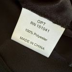 O.P.T One Pretty Time On The Run Long Sleeve Chiffon Midi Dress M Black Size M Photo 8