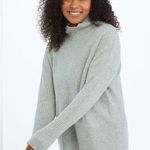 Summersalt The Luxe Cashmere Blend Funnel Neck Sweater wolf gray size XL Photo 0