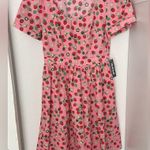 Modcloth What's the Scoop? A-Line Dress Strawberries Spring Size Medium NEW Photo 2