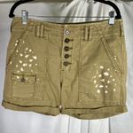 Anthropologie By  The Wanderer Button Fly Khaki Shorts Women's Size 29 Photo 14