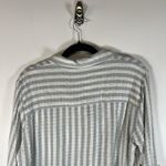 Jane and Delancey  Relaxed Stripe Button Down Top Size Medium Womens NWT Boho Photo 8