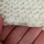 Linda Richards NEW YORK Cream Knit Ear Warmer Headband Genuine Fur Pom Poms Brown Photo 5