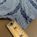 Romeo + Juliet Couture  medium navy white romper vneck snaps shut 1.5” inseam nwt Photo 4