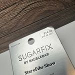 BaubleBar Sugarfix By  Starfish Pink Orange Gold Tone Dangle Pierced Earrings Photo 1