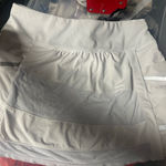 Lucky n love tech tennis skirt skirt white‎ large 12 lulu White Photo 6