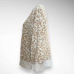 Aerie Women's Oversized Leopard Print Crewneck Sweatshirt Medium | EUC Photo 6