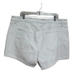 Pistola NWT James High Rise Cuff Denim Shorts in Eco White - Size 20W Photo 1