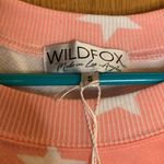 Wildfox Patriotic Star Print Crewneck Long Sleeve Pullover Sweatshirt Top NWT Photo 3