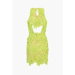 Adelyn Rae NWT! Cassie 3D Crochet Mini Dress in Lime Green Sz S Photo 3