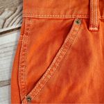 BDG  Urban Outfitters Tangerine Orange Distressed Denim Utility Shorts Size 25 Photo 6