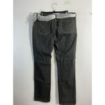 Womans Stamp 10 Size 16 Black Straight Jeans Belt Photo 1