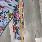 Boden Eliza Floral Bird Print Silk Blend Shift Tunic Dress Gray 4 Gray Photo 12