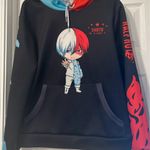 Anime My Hero Academia Hooded Jacket is a size Small. Multiple Photo 0