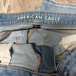 American Eagle Women's Stretch Blue Mom Jeans Photo 2