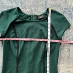 Mossimo Forest Green Cap Sleeve Sheath Dress with Black Trim Zip Back XS Photo 7