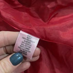 Studio Works  Red Suede Full Zip Jacket Photo 4