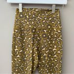 Aerie  Goals Leopard Seamless Ribbed 7/8 Hi-Rise Leggings Green/Black Sz … Photo 1